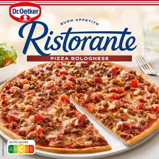 Pizza con carne de ternera Bolognesa estuche 375 g -