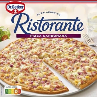 Pizza carbonara estuche 340 g -