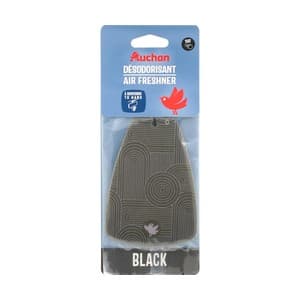 Ambientador papel para colgar black, AUCHAN.
